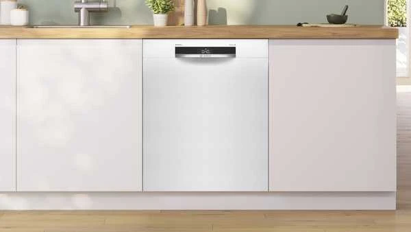 Bosch SMU6ZCW71S Serija 6, Indaplovė, montuojama iš apačios, 60 cm, Balta