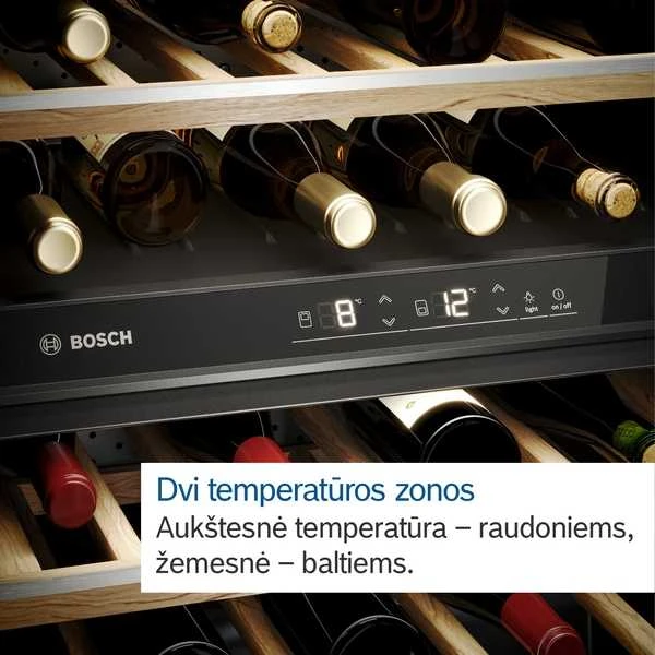 Bosch KWK16ABGB Serija 6, Laisvai pastatomas vyno šaldytuvas