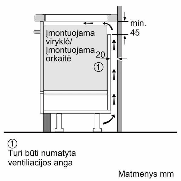 Indukcinė kaitlentė BOSCH PXE601DC1E