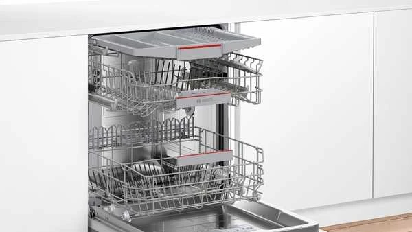 Bosch SMU6ZCS10S Serija 6, Indaplovė, montuojama iš apačios, 60 cm, Šlifuotas plienas