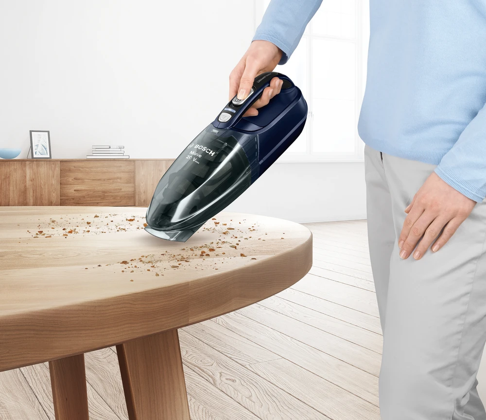 Bosch BHN20L Įkraunamasis dulkių siurblys Move Lithium 20Vmax, mėlynas