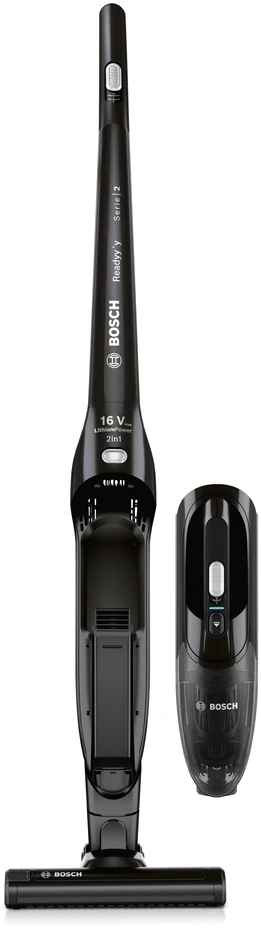 Įkraunamasis dulkių siurblys Bosch BCHF216B Serie | 2, Readyy'y 16Vmax, juodas