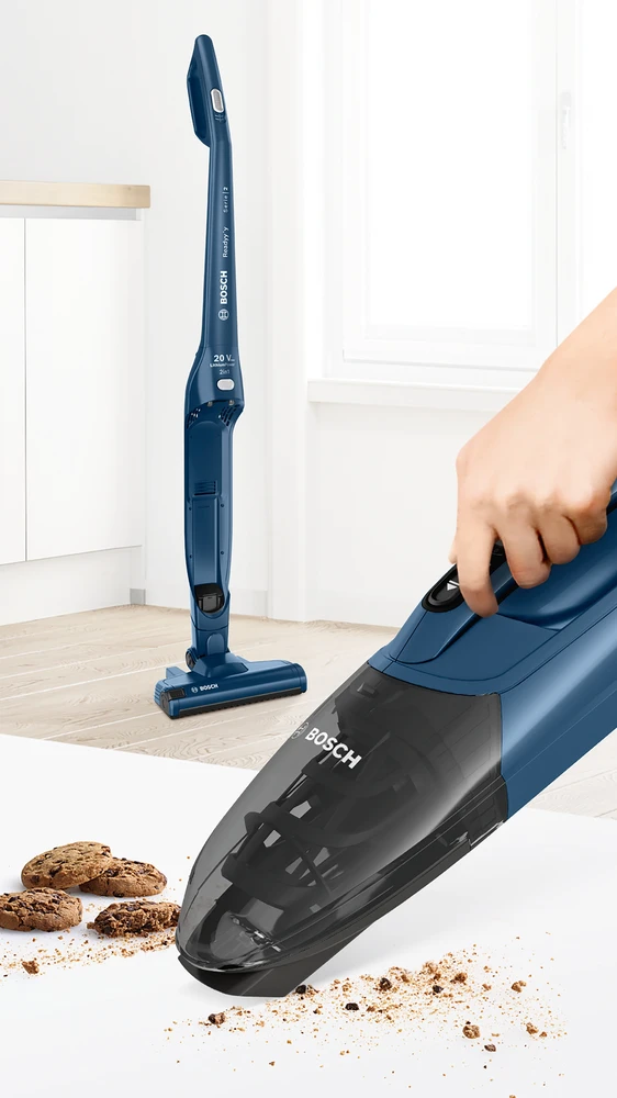 Įkraunamasis dulkių siurblys Bosch Serija 2 BCHF2MX20, Mėlynos spalvos