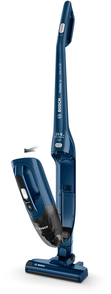 Įkraunamasis dulkių siurblys Bosch Serija 2 BCHF2MX20, Mėlynos spalvos