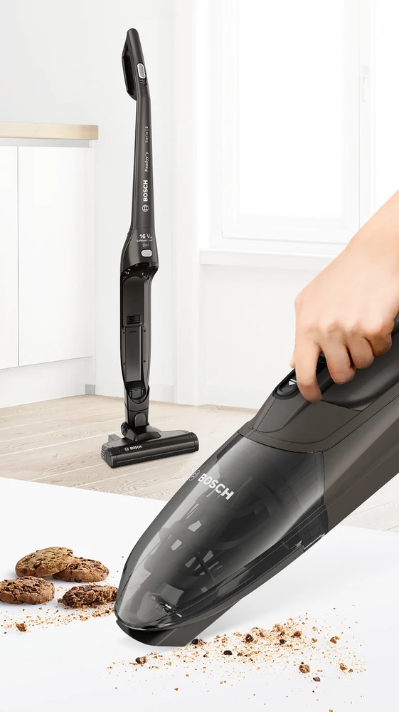 Įkraunamasis dulkių siurblys Bosch BO010384 Serija 2, Juodos spalvos