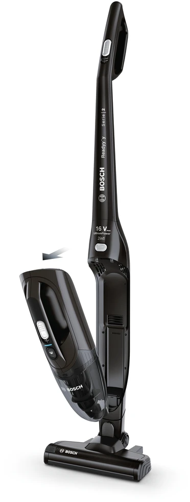 Įkraunamasis dulkių siurblys Bosch BCHF216B Serie | 2, Readyy'y 16Vmax, juodas