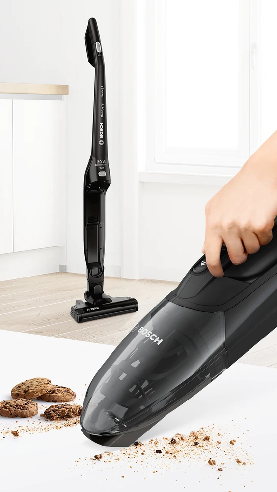 Bosch BCHF220B Serie | 2 Įkraunamasis dulkių siurblys Readyy'y 20Vmax, juodas