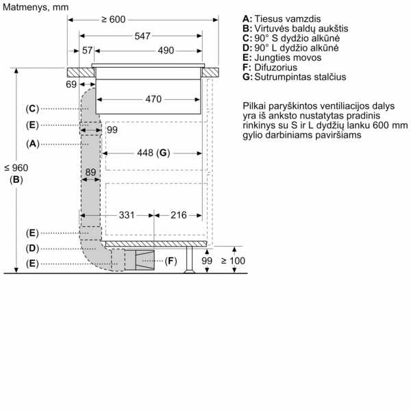 Recirkuliacijos rinkinys Bosch HEZ9VDKR1