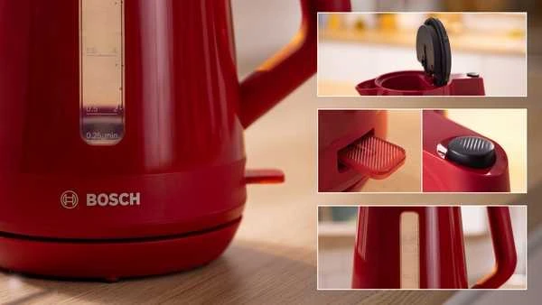 Virdulys Bosch TWK1M124 MyMoment 1,7 l, Raudonas