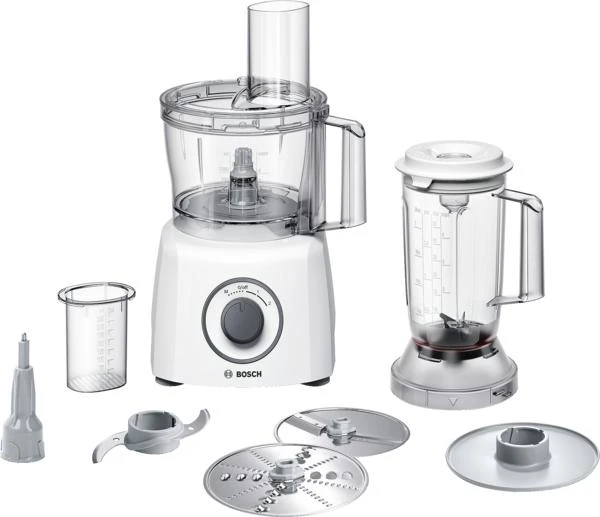 Virtuvinis kombainas Bosch MCM3200W Virtuvės kombainas, MultiTalent 3, 800 W, Baltas, Baltas