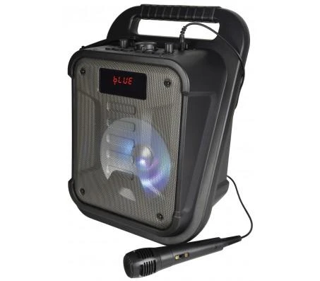 EFFECT AQUA NEŠIOJAMA ĮKRAUNAMA GARSO KOLONĖLĖ, ATSPARI LIETUI IPX4 SU MIKROFONU, BLUETOOTH/FM/USB/AUX GROTUVU, 20WRMS 8′′