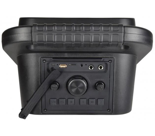 EFFECT AQUA NEŠIOJAMA ĮKRAUNAMA GARSO KOLONĖLĖ, ATSPARI LIETUI IPX4 SU MIKROFONU, BLUETOOTH/FM/USB/AUX GROTUVU, 20WRMS 8′′