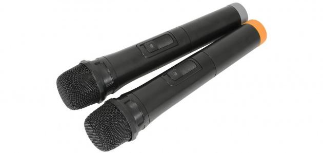 BUSKER-12 NEŠIOJAMA GARSO SISTEMA SU AKUMULIATORIUMI, VHF MIKR. + USB/SD/FM/BT