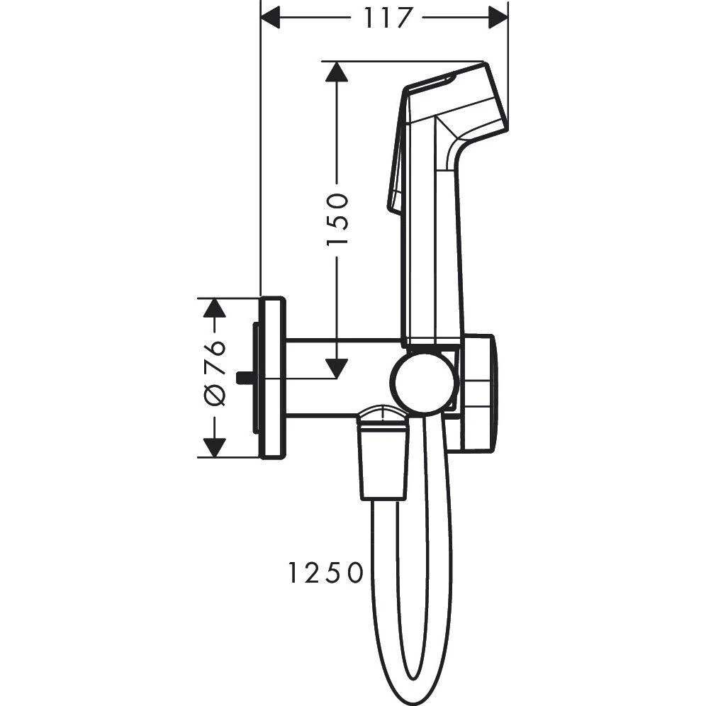 Bide dušelis Hansgrohe 29232670