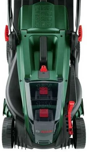 Bosch akumuliatorinė vejapjovė  UniversalRotak 2x18V-37-550, 2x4.0Ah, pilnas komplektas