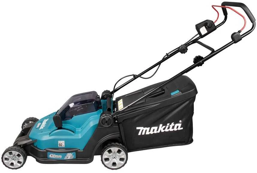 Makita Akumuliatorinė vejapjovė DLM432CT2 2x18V 2x5,0Ah 43cm