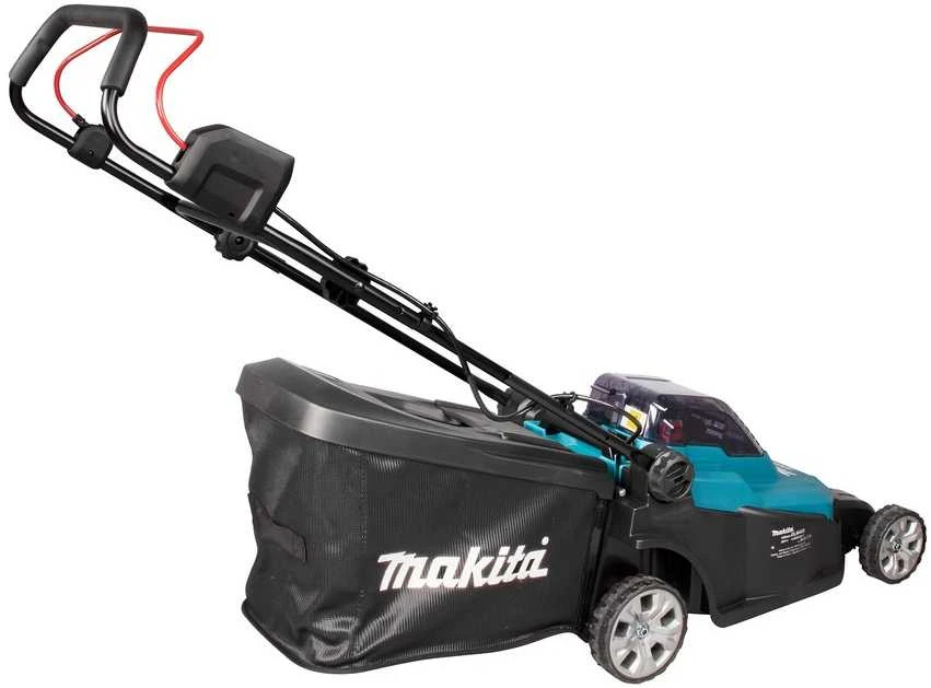 Makita Akumuliatorinė vejapjovė DLM432CT2 2x18V 2x5,0Ah 43cm