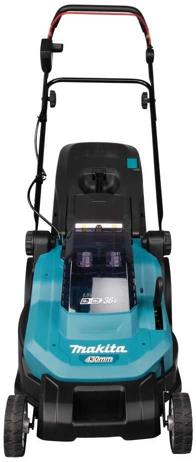 Makita Akumuliatorinė vejapjovė DLM432CT2 2x18V 2x5,0Ah 43cm
