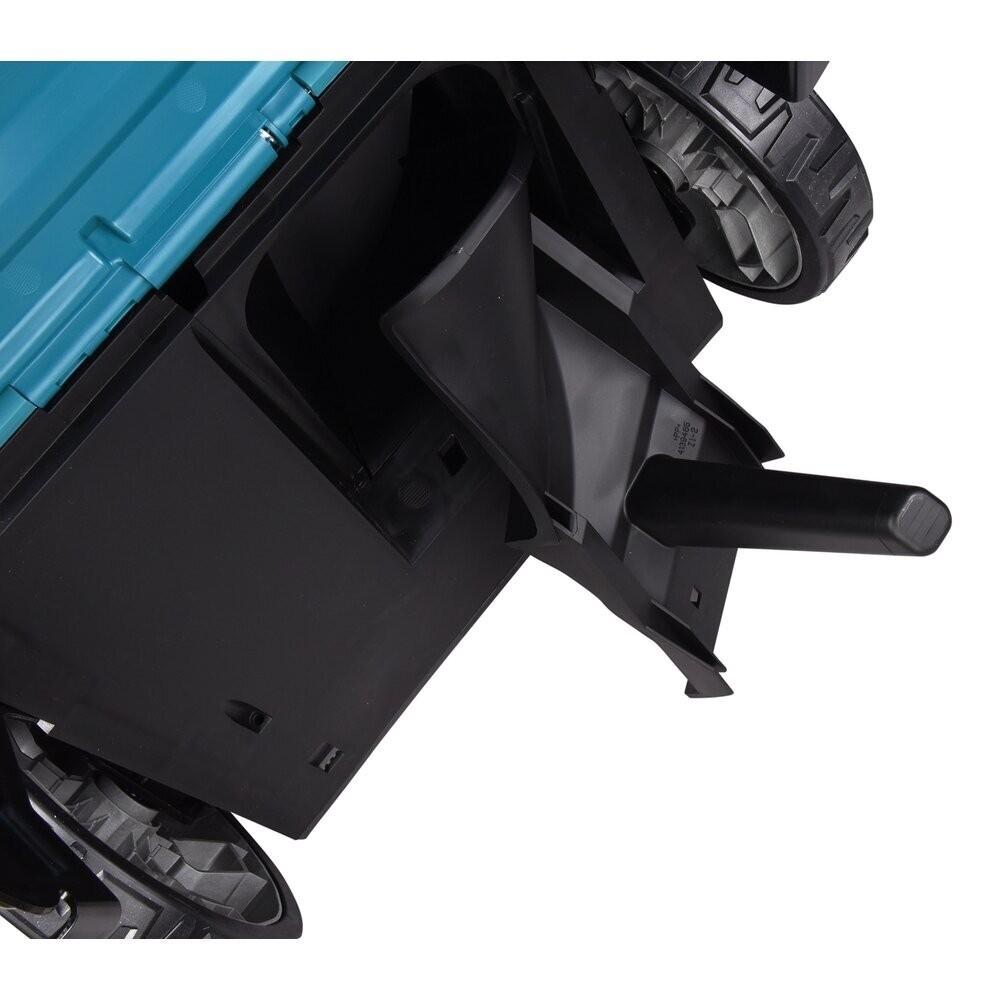 Akumuliatorinė vejapjovė Makita DLM480CT2 2x 18 V, 48 cm, DC18SH įkroviklis 2x 5,0 Ah Li-ion akumuliatioriams, 4/1 (Pjovimas/Surinkimas/Mulčiavimas/Galinis išmetimas), Plastikinis korpusas