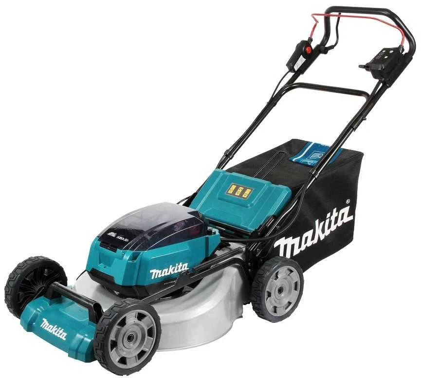 Akumuliatorinė savaeigė vejapjovė MAKITA DLM532Z 18Vx2, 53 cm, 4in1, be akumuliatorių ir kroviklio