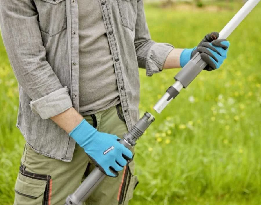 Gardena Akumuliatorinės teleskopinės genėjimo žirklės HighCut 360/18V P4A, paruoštas naudojimui rinkinys