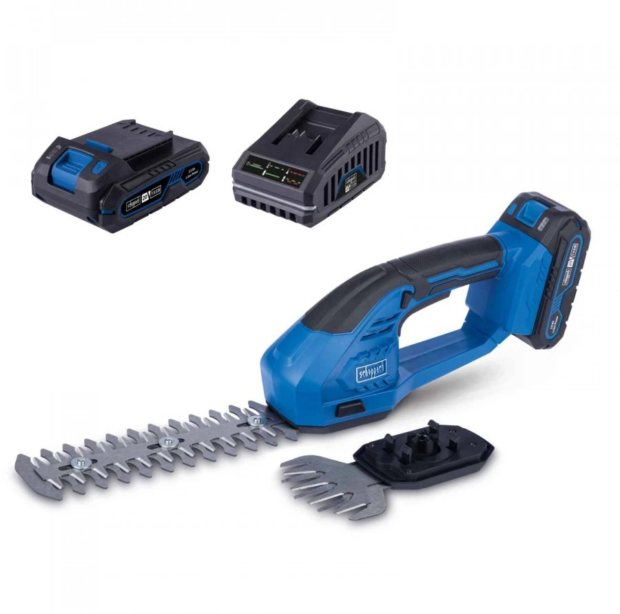 Akumuliatorinės vejos ir gyvatvorių žirklės Scheppach C-HTGS200-X SET S, 5912205400 ampSCHEP