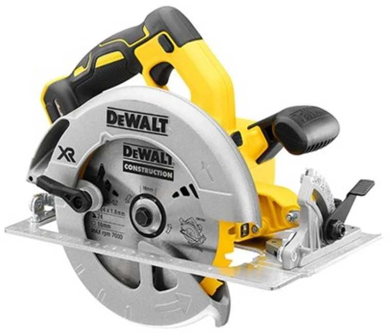 DeWALT DCS570N diskinis pjūklas su metaliniu padu