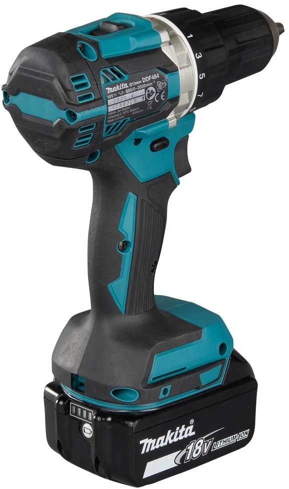 Makita DDF484Z Akumuliatorinis gręžtuvas, 18 V, 54/30 Nm, be akumuliatorių ir kroviklio