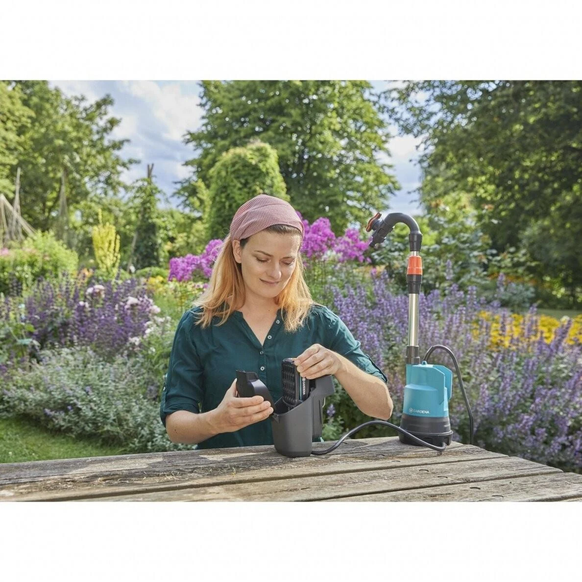 Gardena Akumuliatorinis lietaus vandens siurblys 2000/2 18V P4A