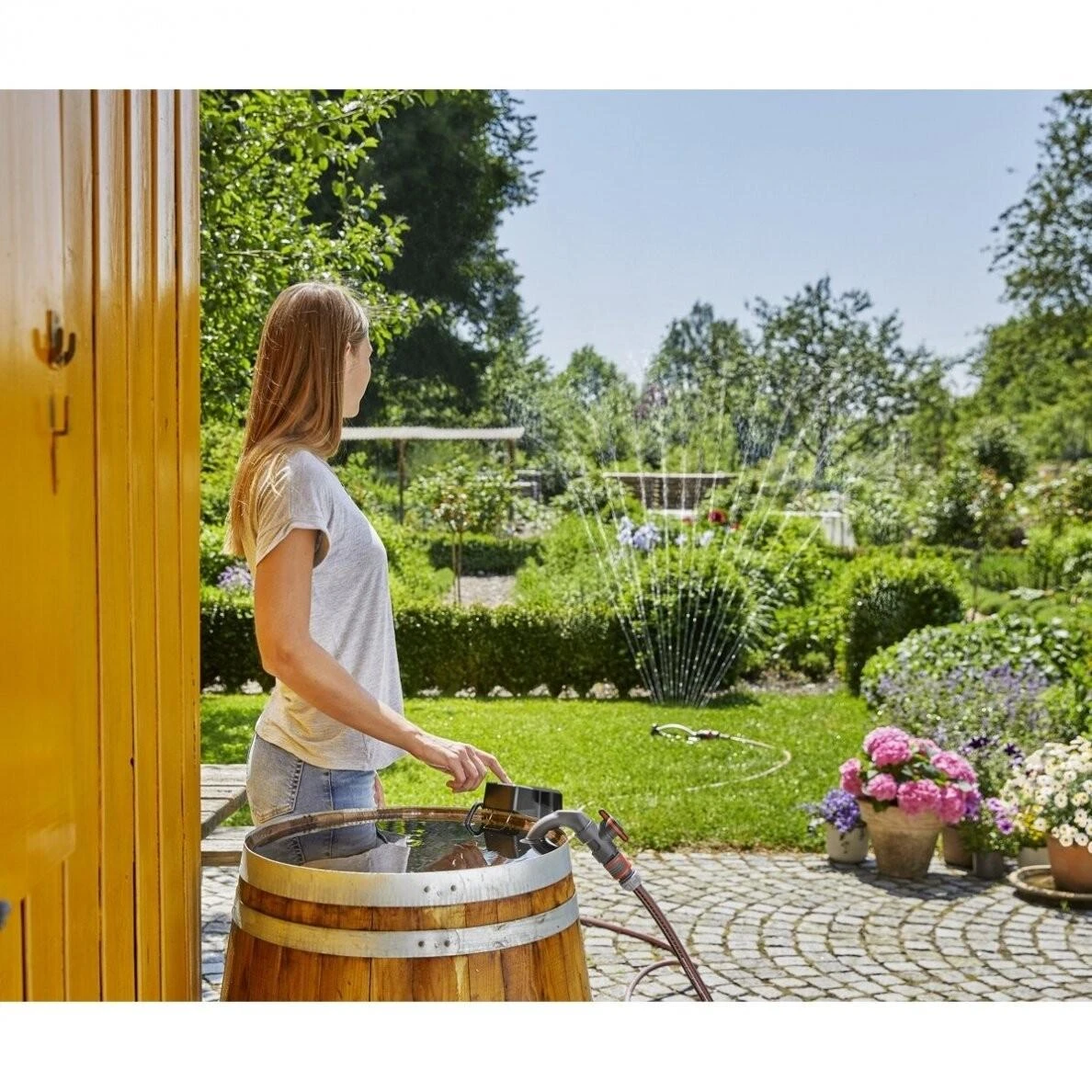 Gardena Akumuliatorinis lietaus vandens siurblys 2000/2 18V P4A
