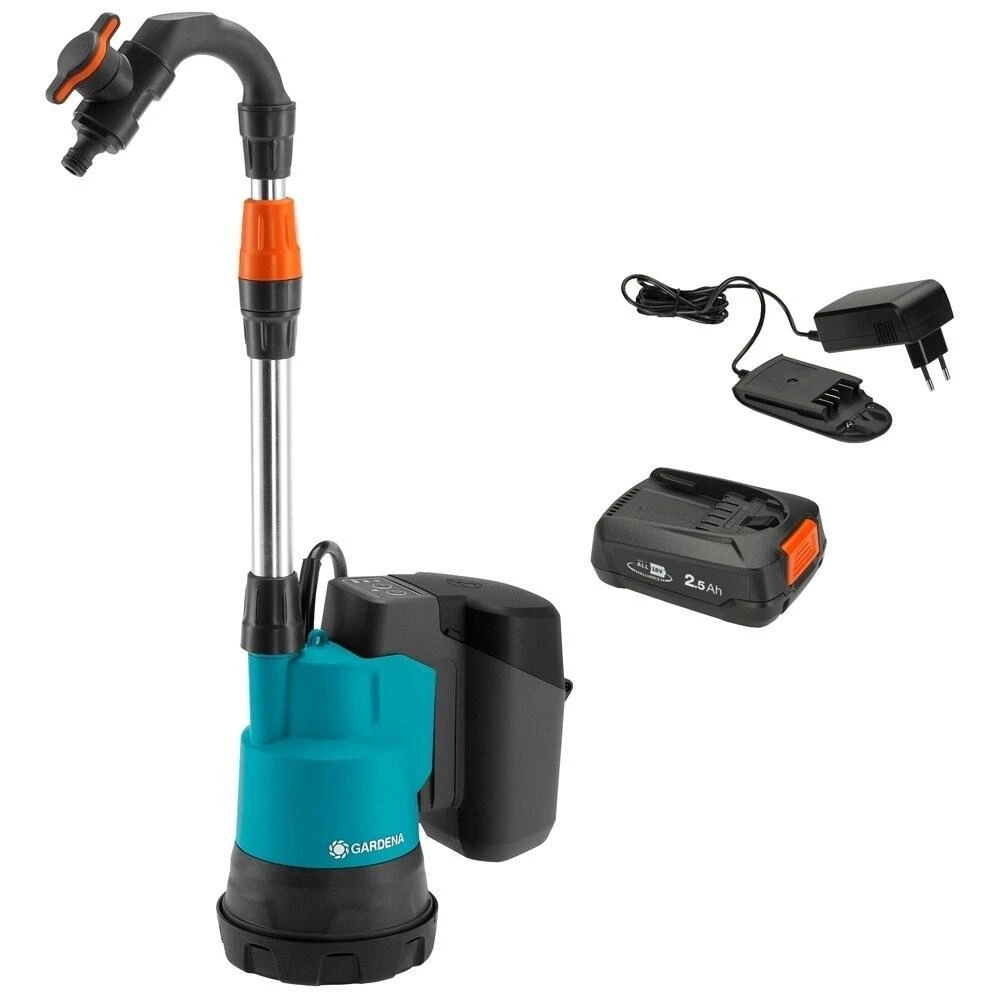 Gardena Akumuliatorinis lietaus vandens siurblys 2000/2 18V P4A