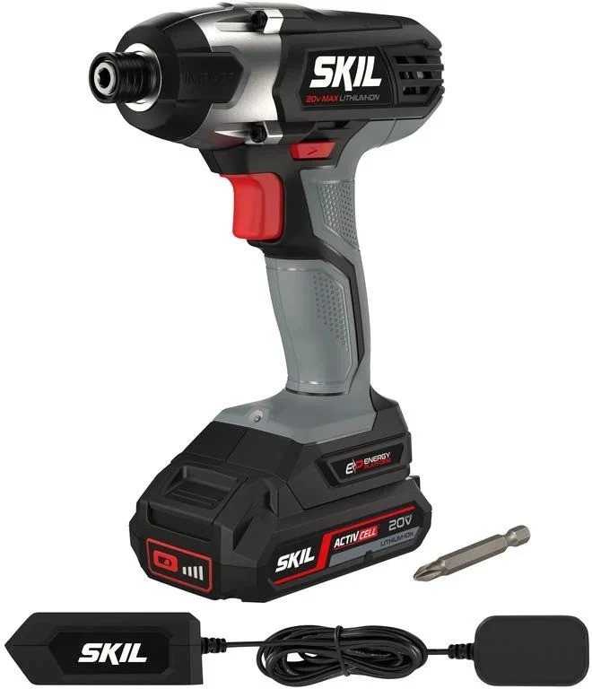 Smūginis suktuvas - gręžtuvas Skil 2905 AB; 20 V; 1x2,0 Ah akum.