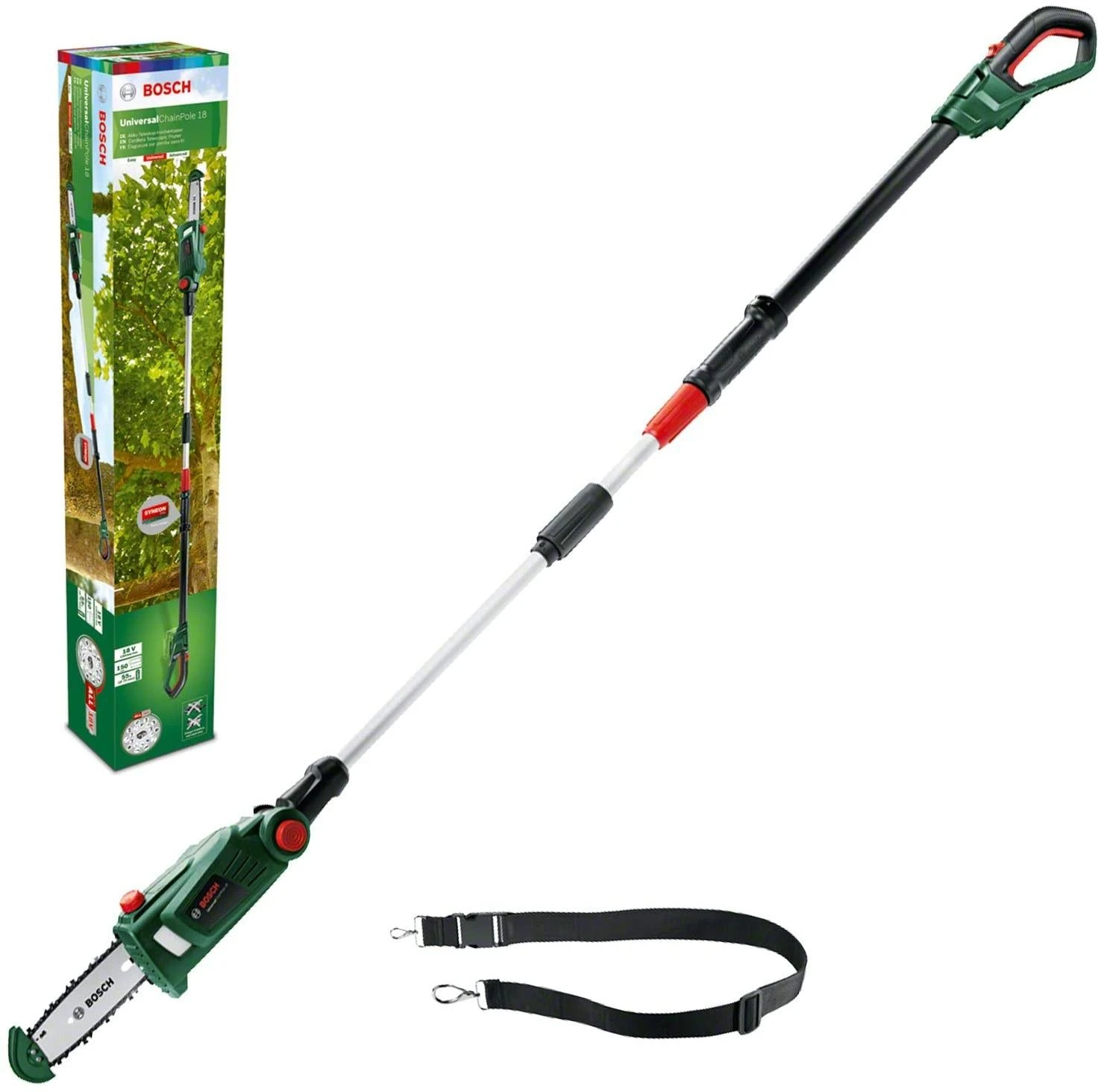 Akumuliatorinė aukštapjovė Bosch UniversalChainPole 18 be akumuliatoriaus ir kroviklio