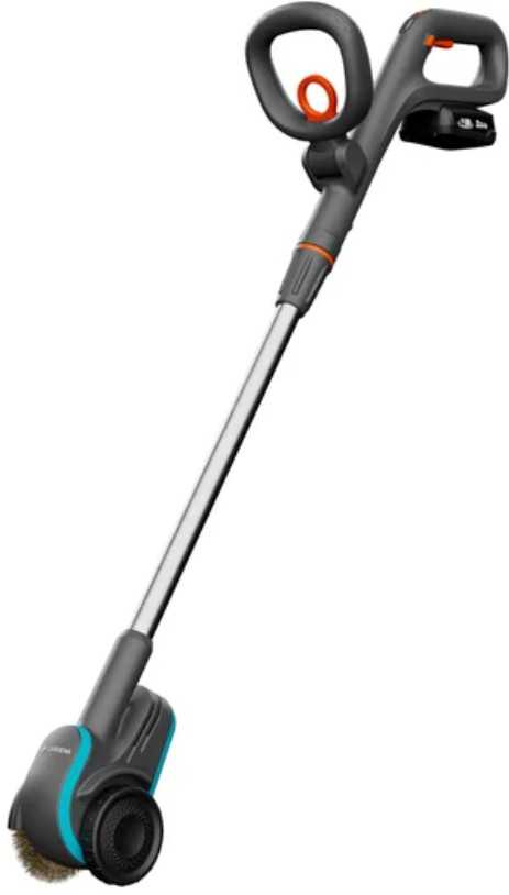 Gardena Akumuliatorinis trinkelių tarpų šepetys EasyWeed 1800/18V P4A rinkinys