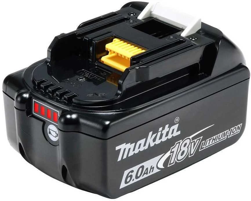 Makita Akumuliatorius BL1860B 18 V, 6.0 Ah; slide tipo Li-ion