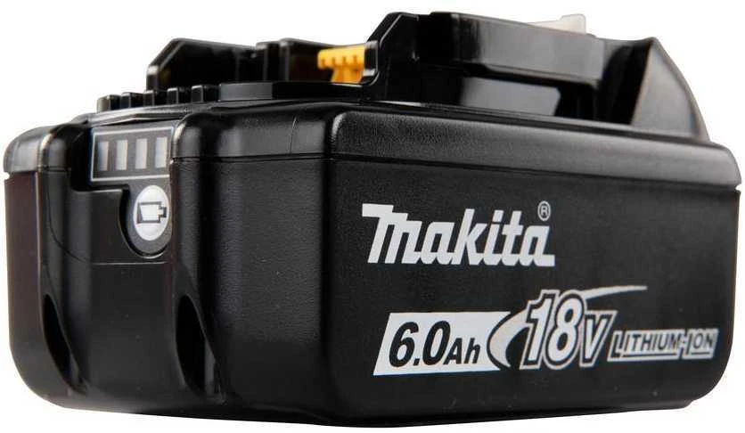 Makita Akumuliatorius BL1860B 18 V, 6.0 Ah; slide tipo Li-ion