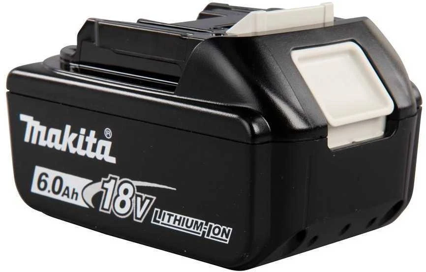Makita Akumuliatorius BL1860B 18 V, 6.0 Ah; slide tipo Li-ion
