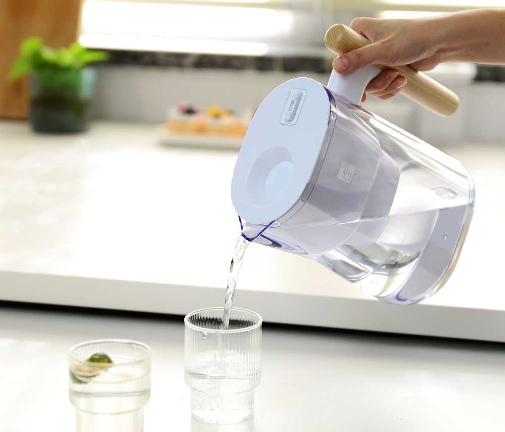 Ąsotis su vandens filtru G21, 60022500, 2,5 L, Baltas