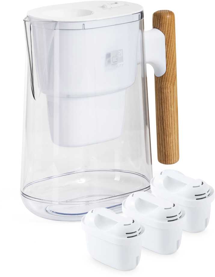 Ąsotis su vandens filtru G21, 60022500, 2,5 L, Baltas
