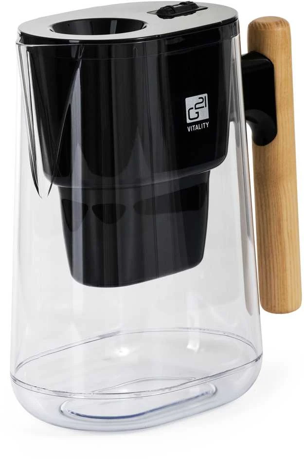Ąsotis su vandens filtru G21, 60022501, 2,5 L, Juodas