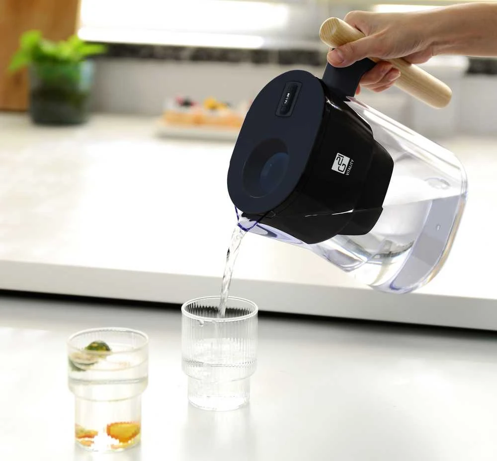 Ąsotis su vandens filtru G21, 60022501, 2,5 L, Juodas