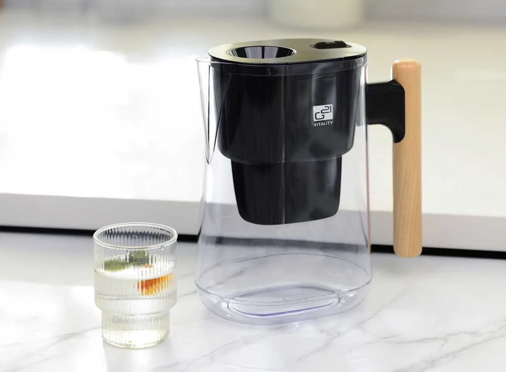 Ąsotis su vandens filtru G21, 60022501, 2,5 L, Juodas