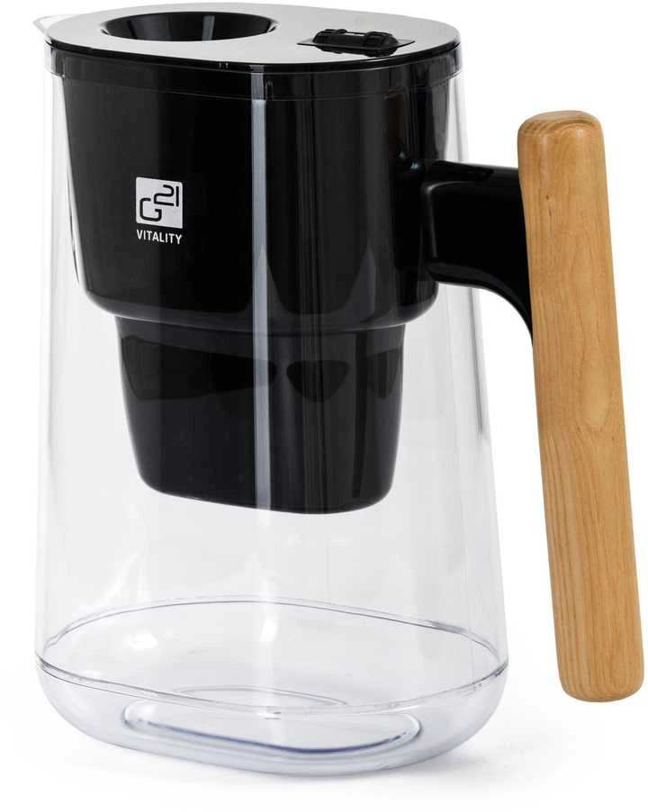 Ąsotis su vandens filtru G21, 60022501, 2,5 L, Juodas