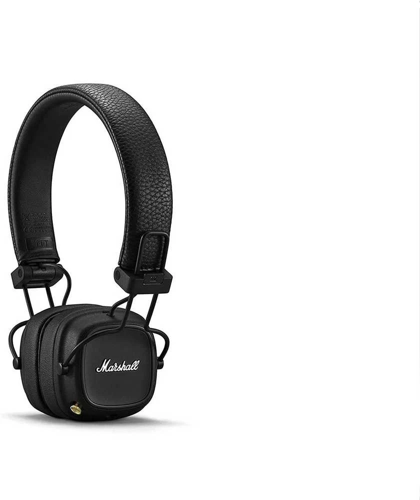 Ausinės Marshall Major IV Bluetooth, Juodos spalvos