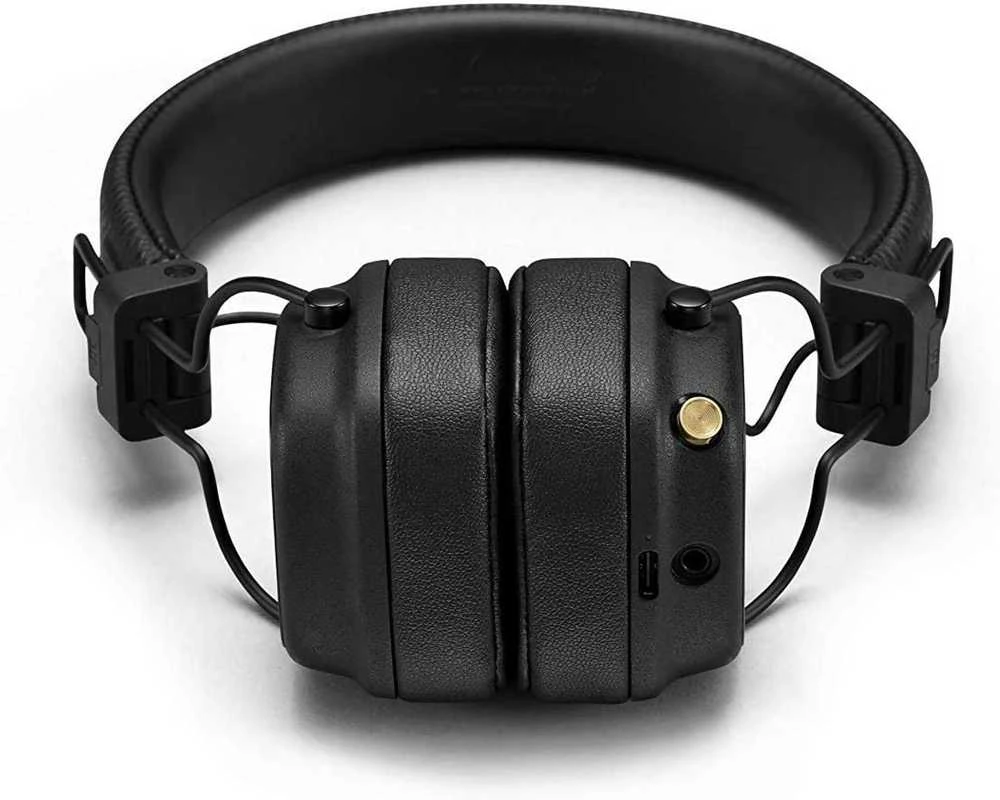 Ausinės Marshall Major IV Bluetooth, Juodos spalvos