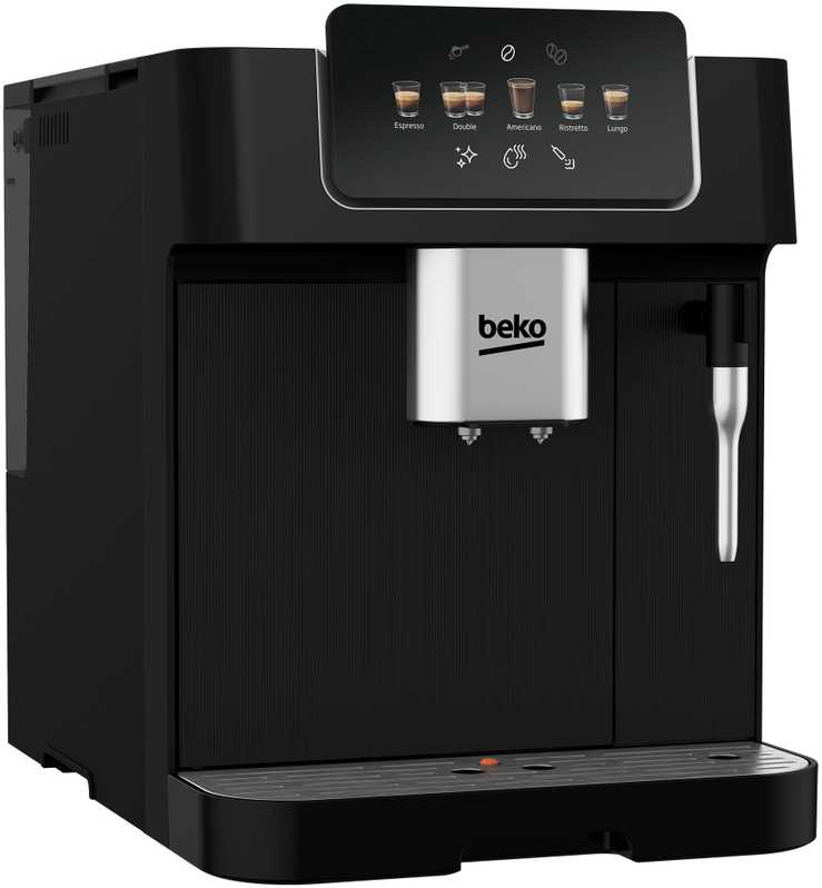 Kavos aparatas „BEKO CEG 7302 B“ automatinis espreso ir kapučino aparatas, juodas
