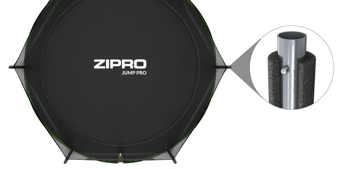 Zipro Jump Pro OUT batutas su išoriniu tinklu, 252 cm