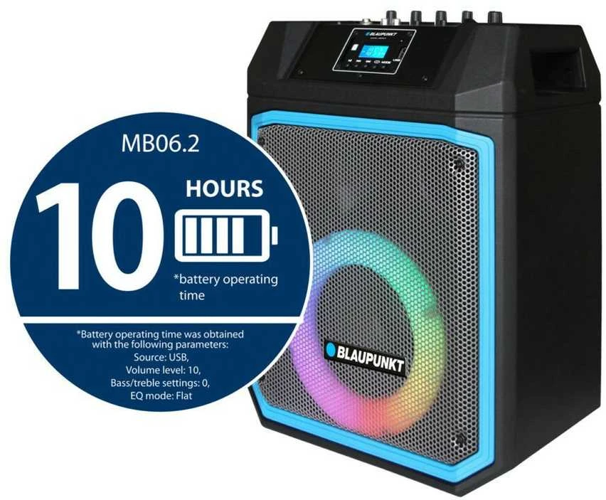 Blaupunkt MB06.2 nešiojama kolonėlė, 500 W