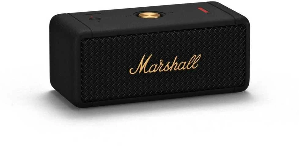 Nešiojama kolonėlė Marshall Emberton II, Juodos ir žalvario spalvos