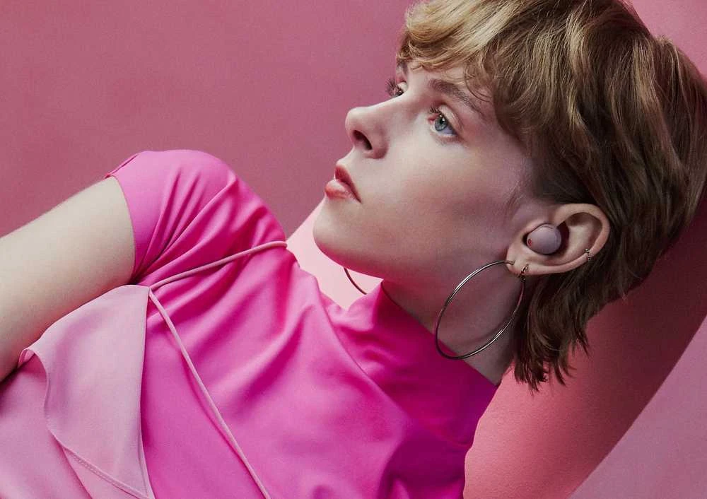 Sony WF-1000XM5 Earbuds Belaidės ausinės, ANC, belaidis įkrovimas, Rožinės spalvos